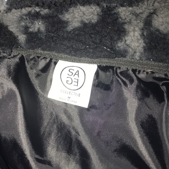 SAGE collective medium grey and black jacket 💕 - Picture 5 of 10